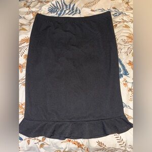 “PLUS SIZE” Elegant Black Women's Skirt